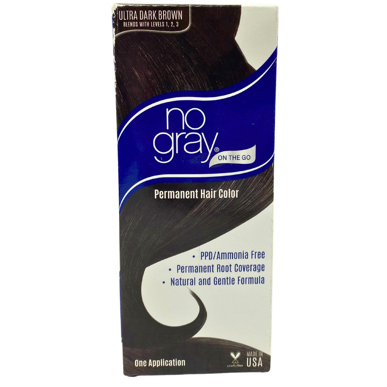 No Gray On The Go Permanent Hair Color Ultra Dark Brown (50 Pcs Lot) - Discount Wholesalers Inc