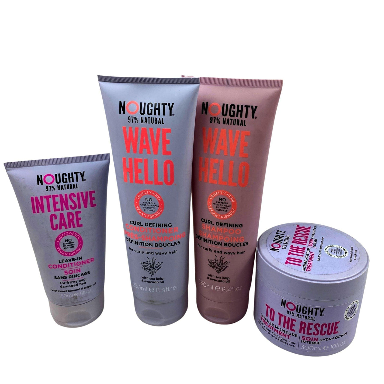Noughty Assorted Intensive Care Leave-in Conditioner, Shampoo Curl Defining (30 Pcs Lot) - Discount Wholesalers Inc