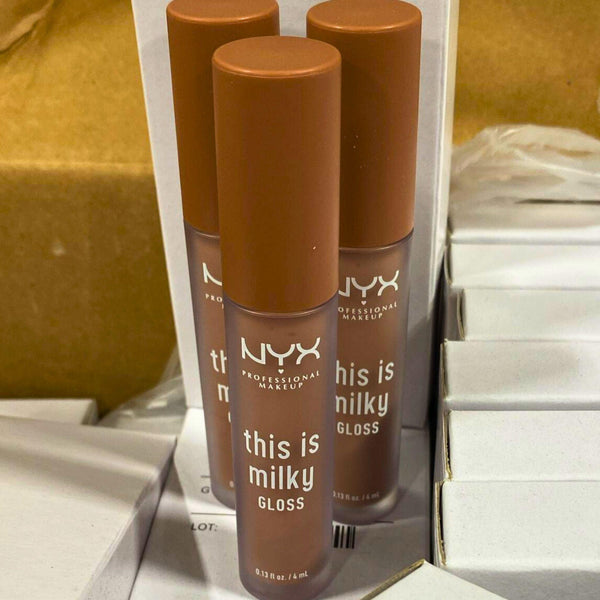 NYX Professional Makeup This Is Milky Gloss 0.13OZ TIMG07 Cookies & Milk (50 Pcs Lot) - Discount Wholesalers Inc