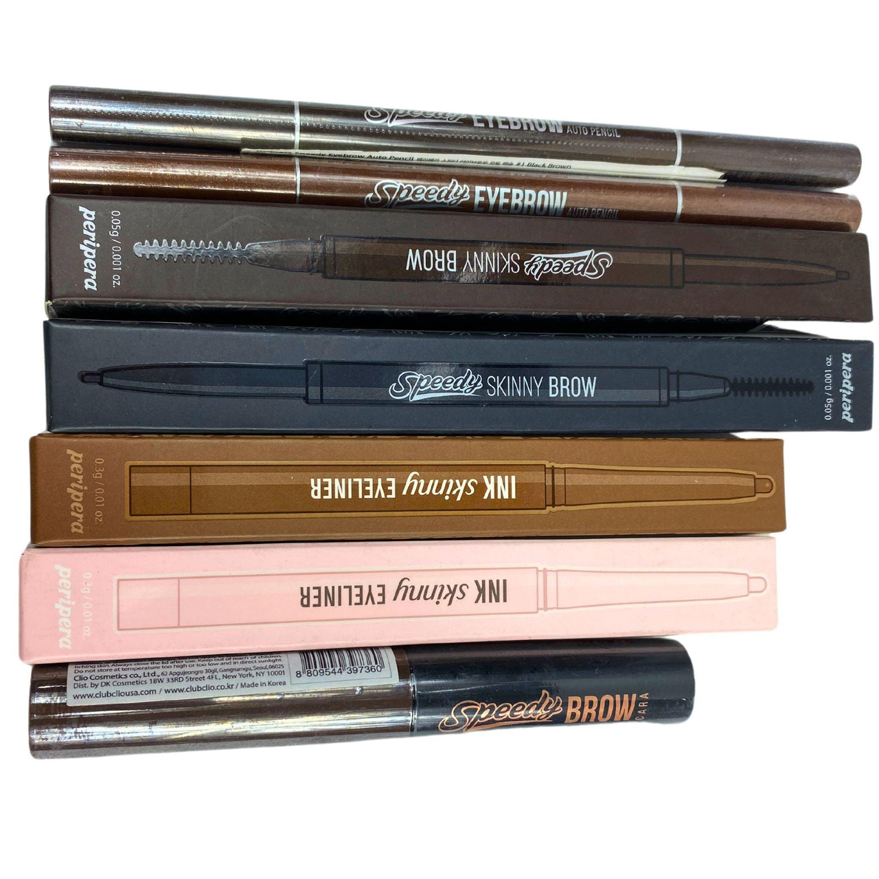 Peripera Brow Pencils And Eyeliners Assorted (70 Pcs Lot) - Discount Wholesalers Inc