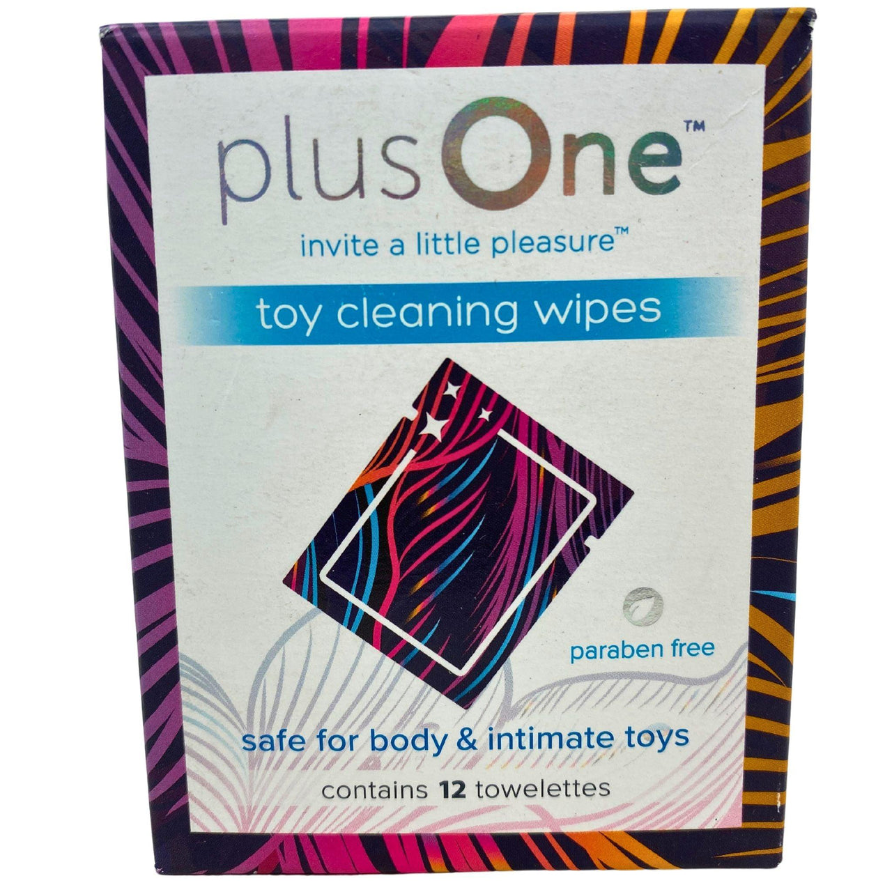 Plus One Toy Cleaning Wipes Paraben Free Safe For Body & Intimate Toys (60 Pcs Lot) - Discount Wholesalers Inc