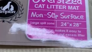 Cat Litter Mat Non-Slip Surface 