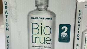 Bausch + Lomb Biotrue Solution, Eye Drops & Wipes Assorted,different sizes (55 Pcs Lot