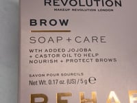 Revolution Brow Soap+Care wth Added Jojoba+ Castor Oil  REHAB 0.17 Oz 