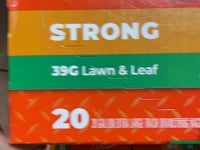 Hefty Strong 39G Lawn & Leaf 20 39 Gallon Extra Large Trash Drawstring Bags