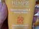 Hempz Assorted Mini Sunscreen Lotion 30 & 50  Fl Oz