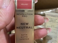 Revolution Satin Matte Lipstick, Sun Flecks Highlighter & Dark CC Tint 