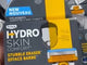 Hydro Skin Comfort Stubble Eraser 4 Cartridges (100 Pcs Lot)