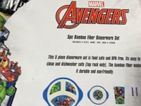 Disney, Marvel Dinnerware 5 pc Bamboo Fiber Plate Bowl Dinnerware Set Assorted (35 Pcs Lot)