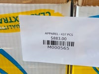 APPAREL PLT (437 Pcs Per Pallet)