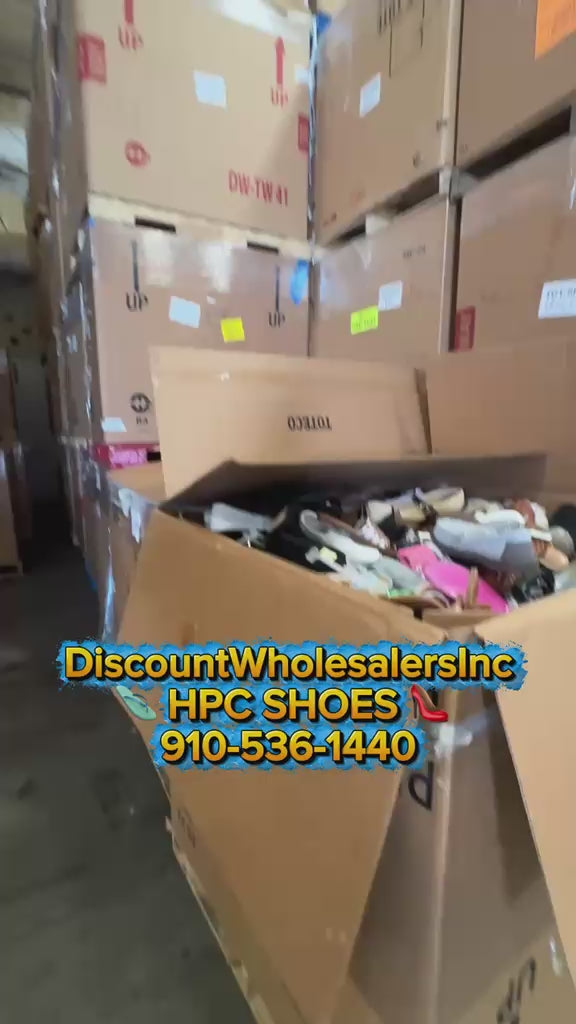 TGT Mixed Shoe Truckloads – 24–60 Gaylord Pallets – Only $2.20/PC