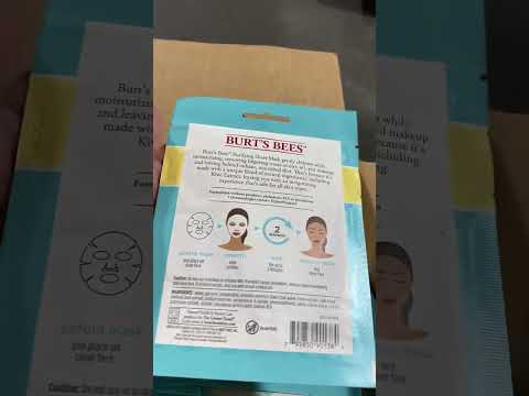 Burt's Bees Purifying Sheet Mask with Kiwi Extract