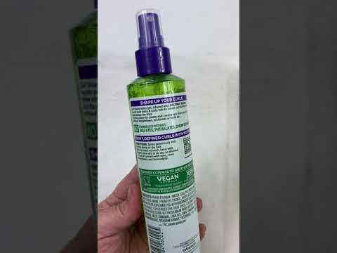 Garnier Fructis Curl Shape Strong Hold Defining Spray Gel Coconut Water