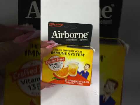 Airborne Immune Support Elderberry & Orange  20 Effervescent Tablets 