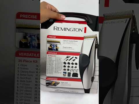 Remington Titanium Haircut Kit Titanium Coated Blades , Easy to Use , Powerful Motor Includes 25pcs (30 Pcs Lot) HC822OP