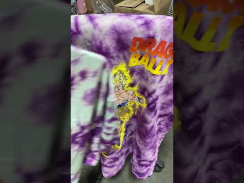 Tie Dye T-Shirts Assorted Mix & Sizes includes -Dragon Ball Z & Grateful Dead