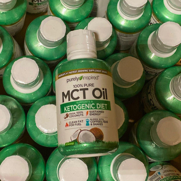 Purely Inspired 100% Pure MCT Oil 31 Servings 16OZ (30 Pcs Lot) - Discount Wholesalers Inc