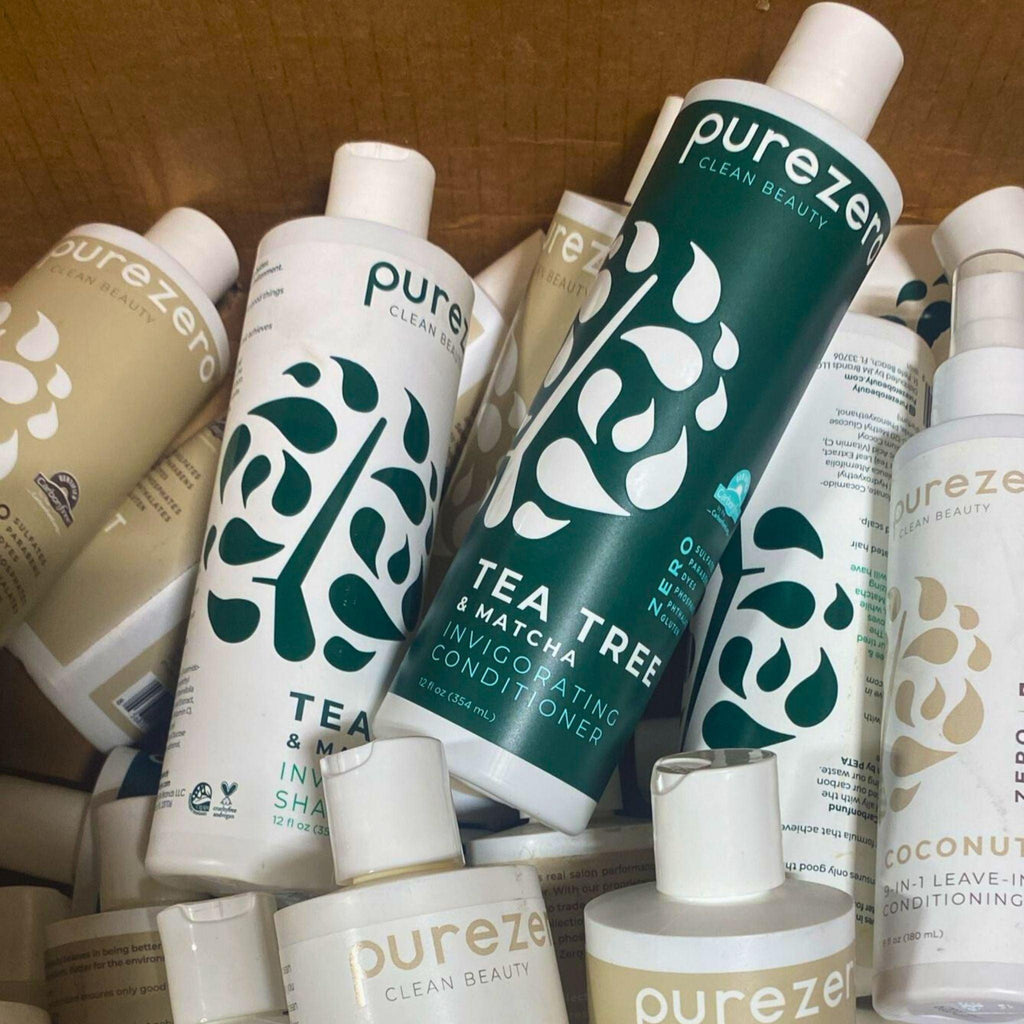 Purezero Clean Beauty Mix Shampoo & Conditioner & Spray (30 Pcs Lot) - Discount Wholesalers Inc