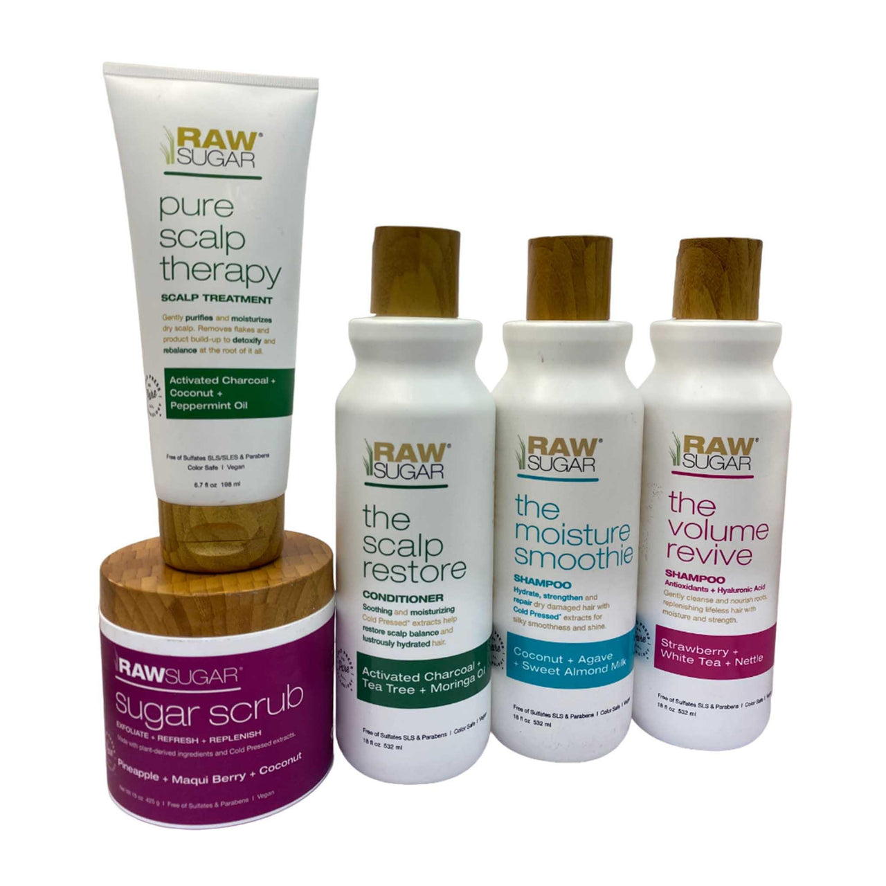 Raw Sugar Hair Care Assorted (24 Pcs Box) - Discount Wholesalers Inc