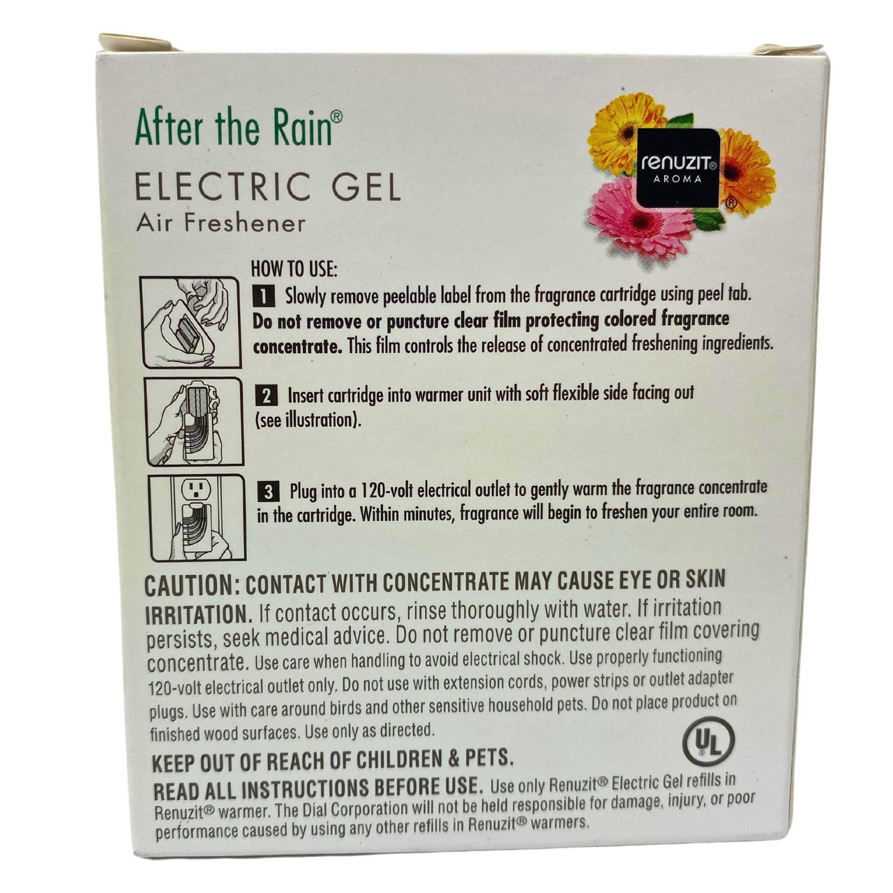 Renuzit Electric Gel Air Freshener "After the Rain" (96 Pcs Lot) - Discount Wholesalers Inc