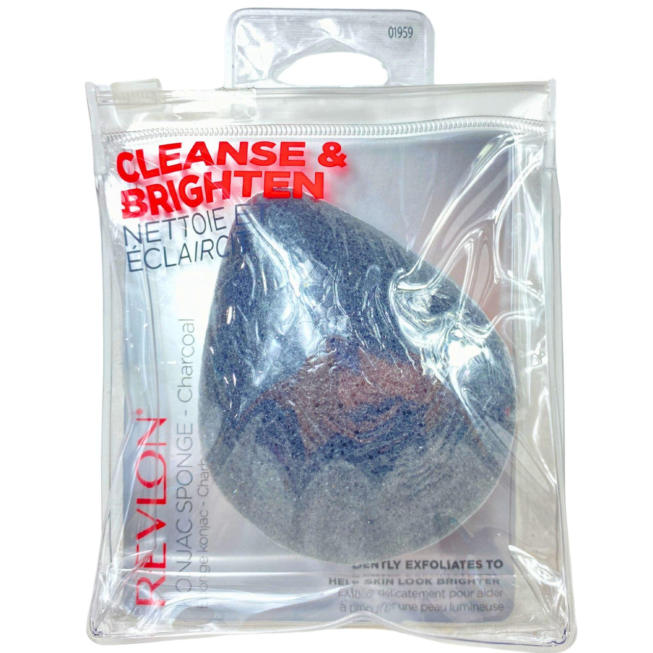 Revlon Cleanse & Brighten Konjac Sponge Charcoal (50 Pcs Lot) - Discount Wholesalers Inc