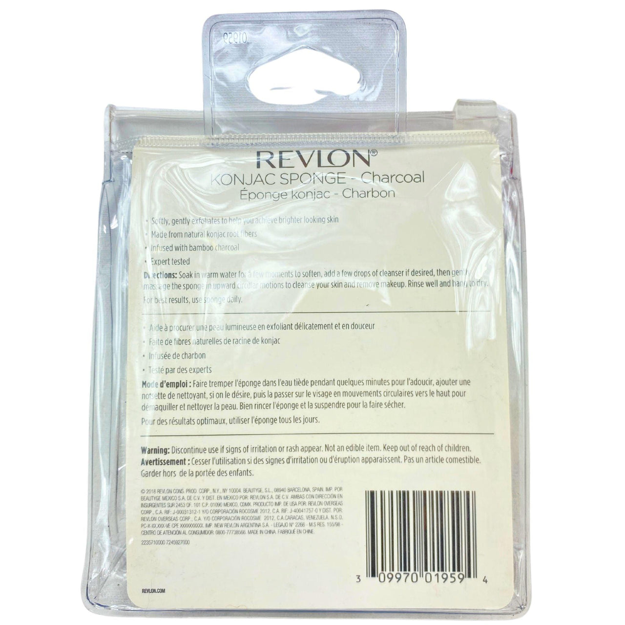 Revlon Cleanse & Brighten Konjac Sponge Charcoal (50 Pcs Lot) - Discount Wholesalers Inc
