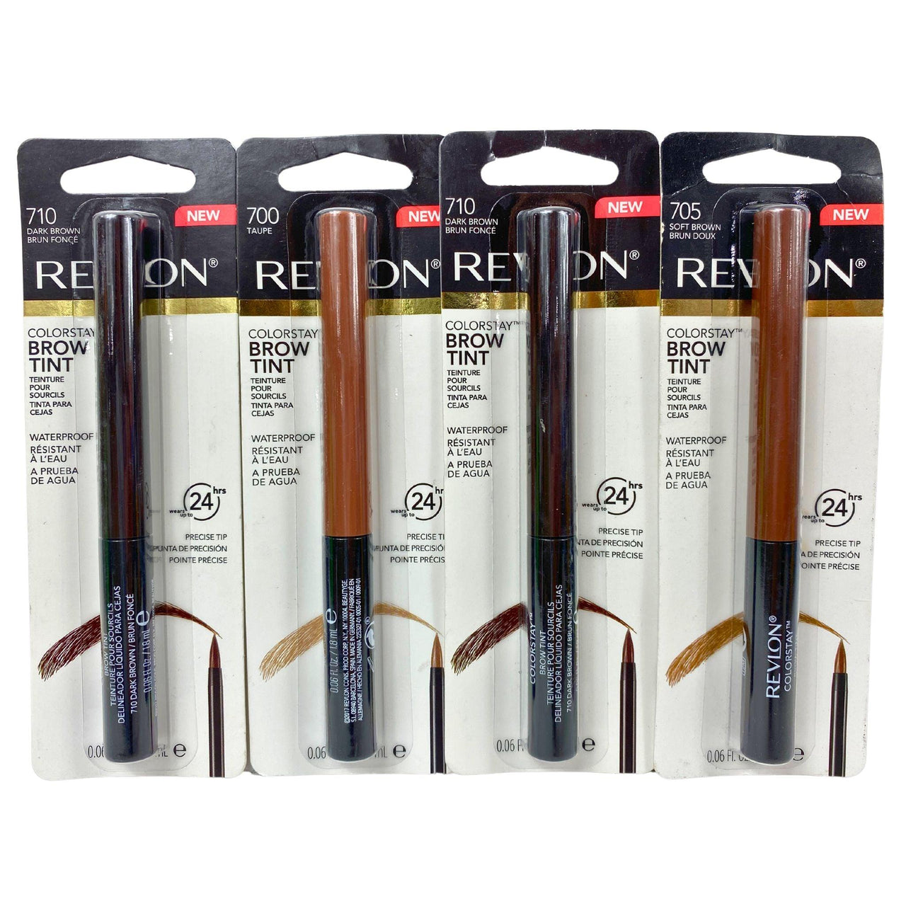 Revlon Colorstay Brow Tint Assorted Mix Waterproof 0.06OZ (50 Pcs Lot) - Discount Wholesalers Inc