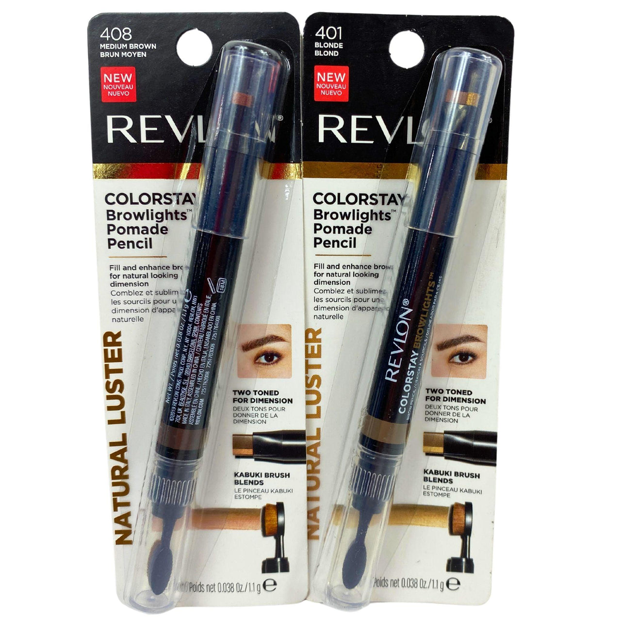 Revlon Colorstay Browlights Pomade Pencil 0.038OZ (50 Pcs Lot) - Discount Wholesalers Inc