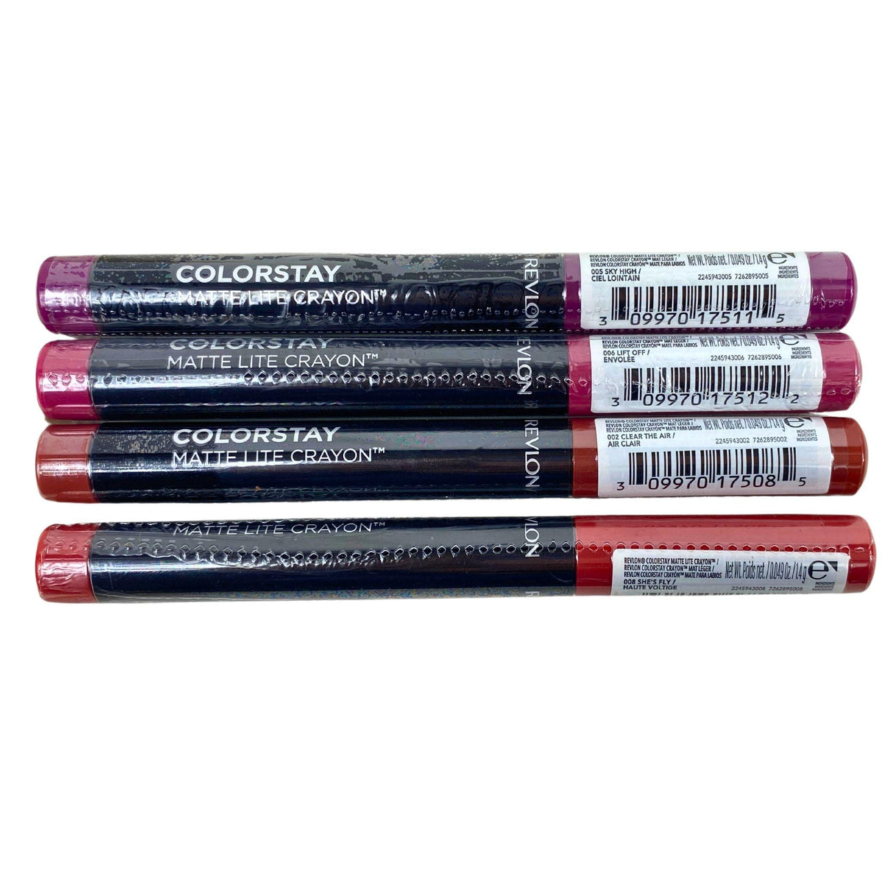 Revlon Colorstay Matte Lip Crayon Assorted Mix (50 Pcs Lot) - Discount Wholesalers Inc