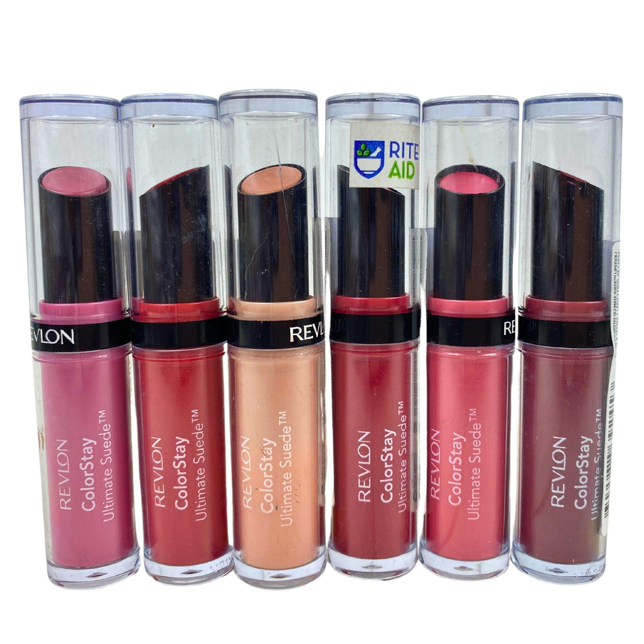 Revlon Colorstay Ultimate Suede Assorted Lipstick Mix 0.09OZ (50 Pcs Lot) - Discount Wholesalers Inc