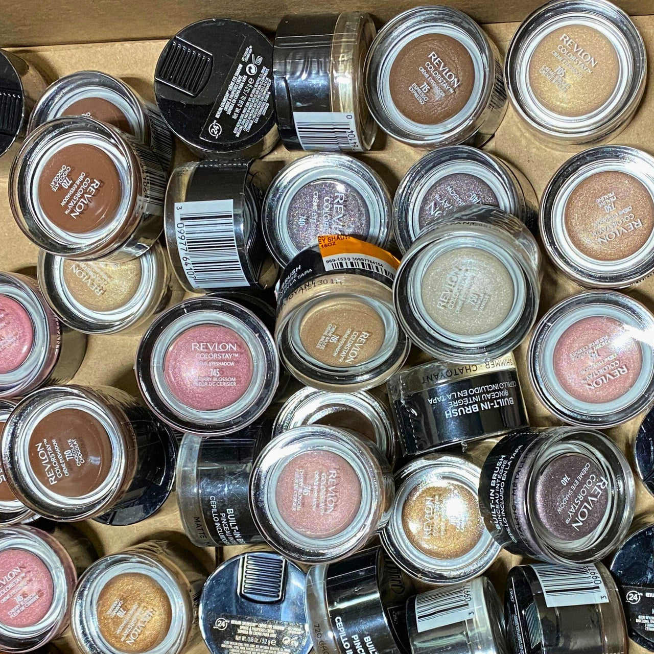 Revlon Creme Eyeshadow Assortment 0.8oz/5.2g (50 Pcs Lot) - Discount Wholesalers Inc