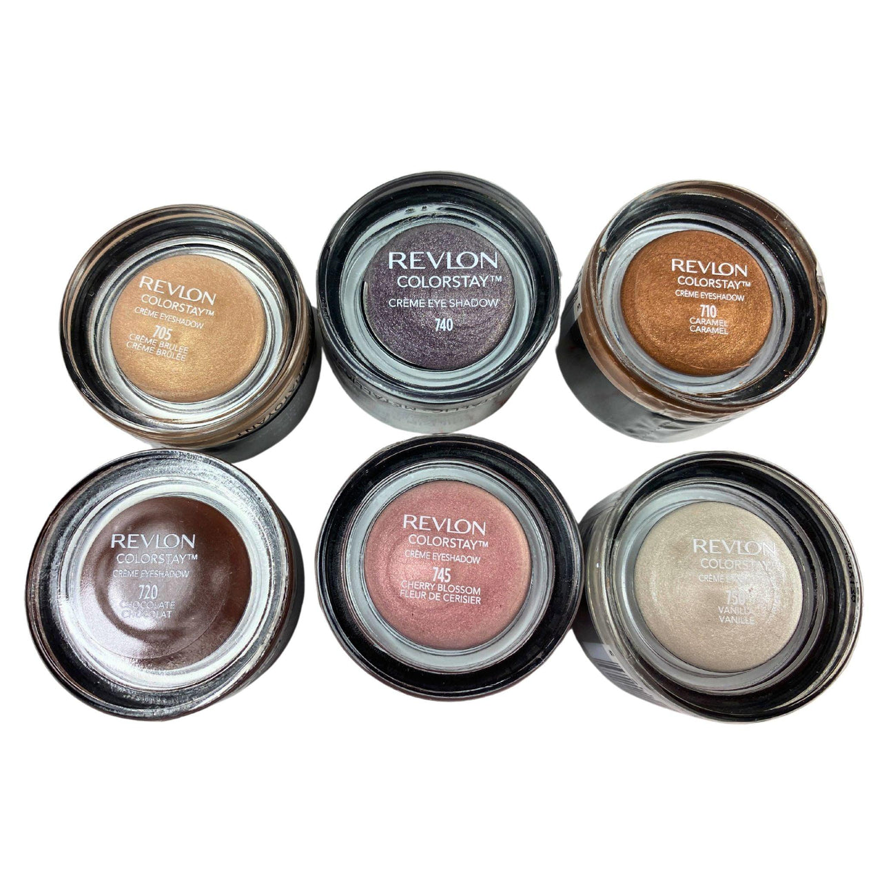 Revlon Creme Eyeshadow Assortment 0.8oz/5.2g (50 Pcs Lot) - Discount Wholesalers Inc