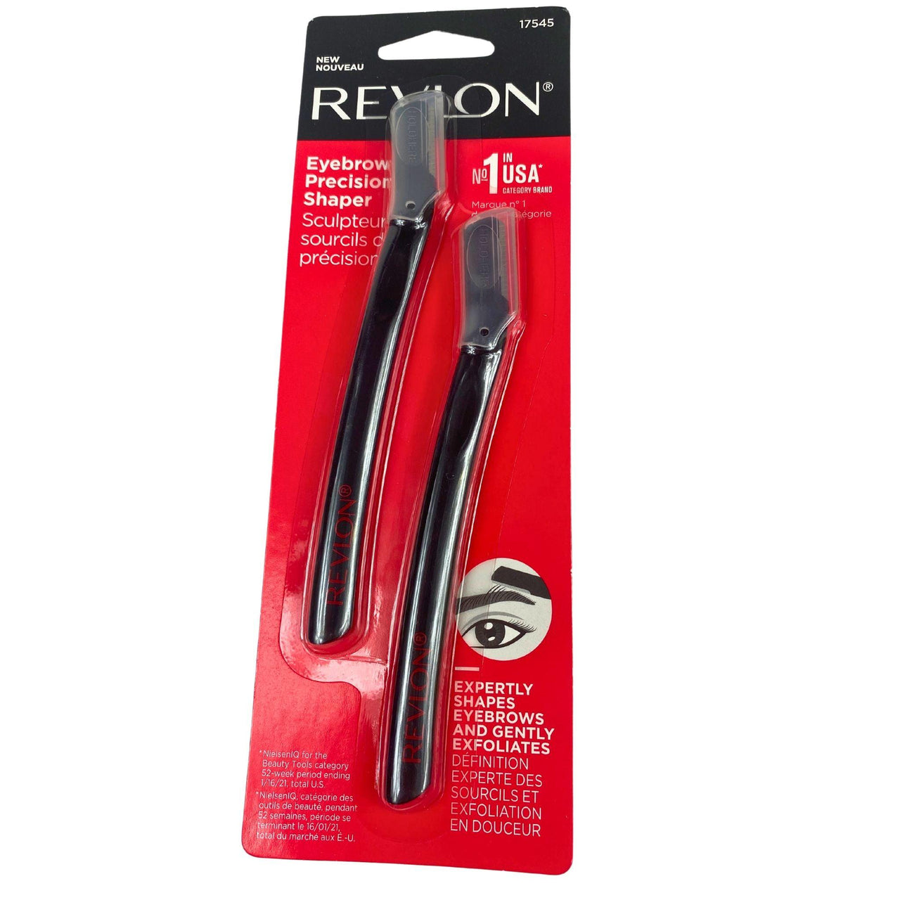 Revlon Eyebrow Precision Shaper 2 Ct 17545 (50 Pcs Lot) - Discount Wholesalers Inc