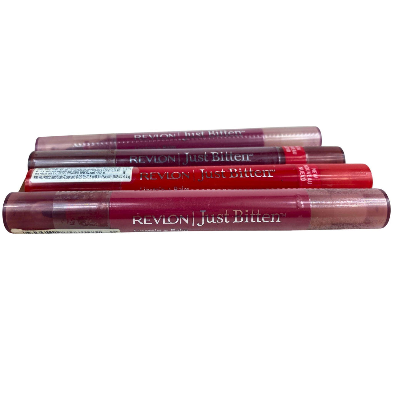 Revlon Just Bitten Lipstain And Balm Assorted (50 Pcs Lot) - Discount Wholesalers Inc