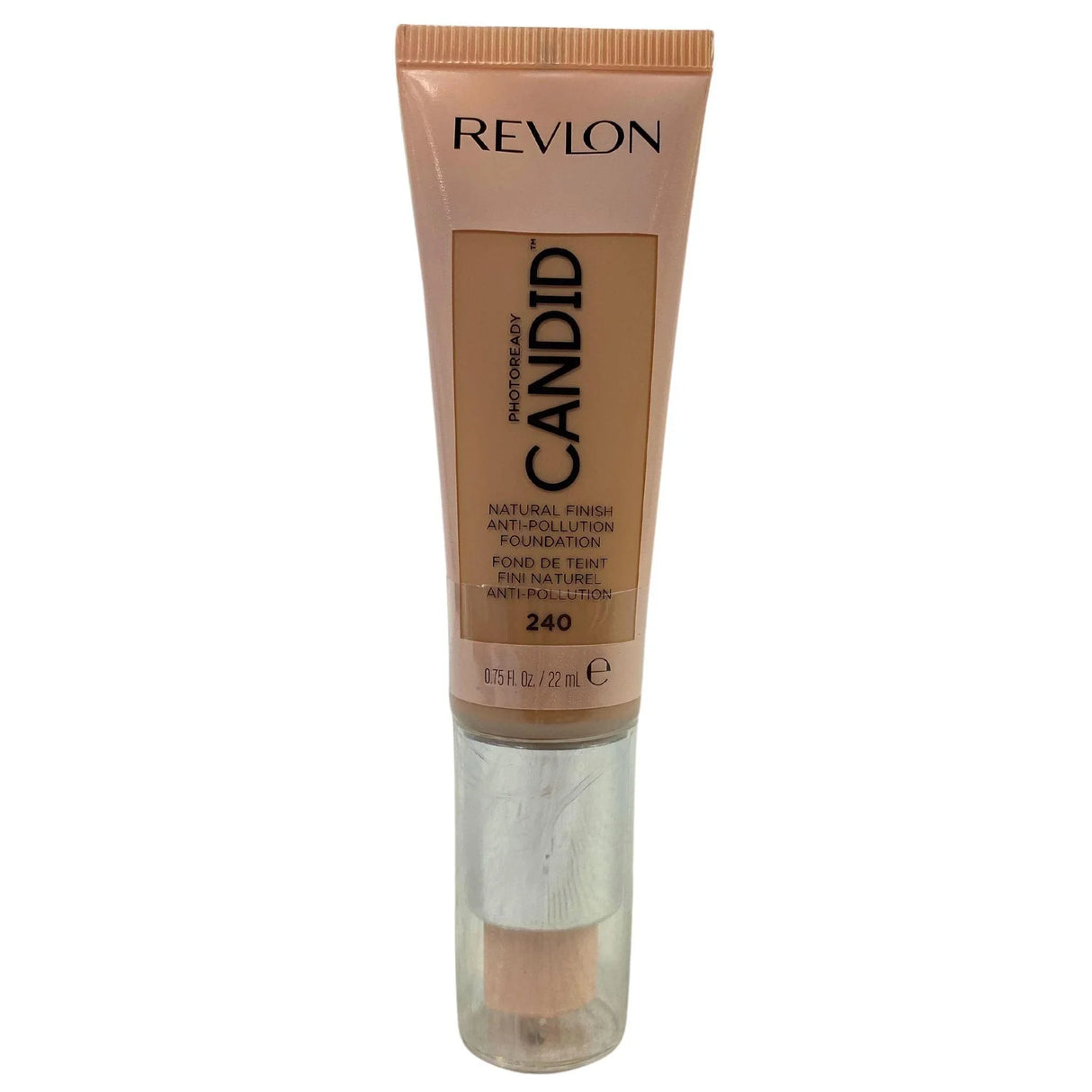 Revlon Photoready Candid Natural Finish Anti-Pollution 240 Natural Beige 0.75OZ (70 Pcs Lot) - Discount Wholesalers Inc