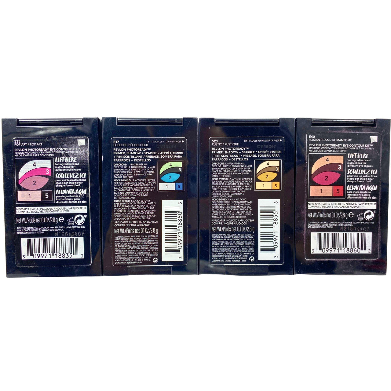 Revlon Photoready Eye Contour Kit Assorted Mix - primer,shadow + sparkle 0.1OZ (50 Pcs lot) - Discount Wholesalers Inc