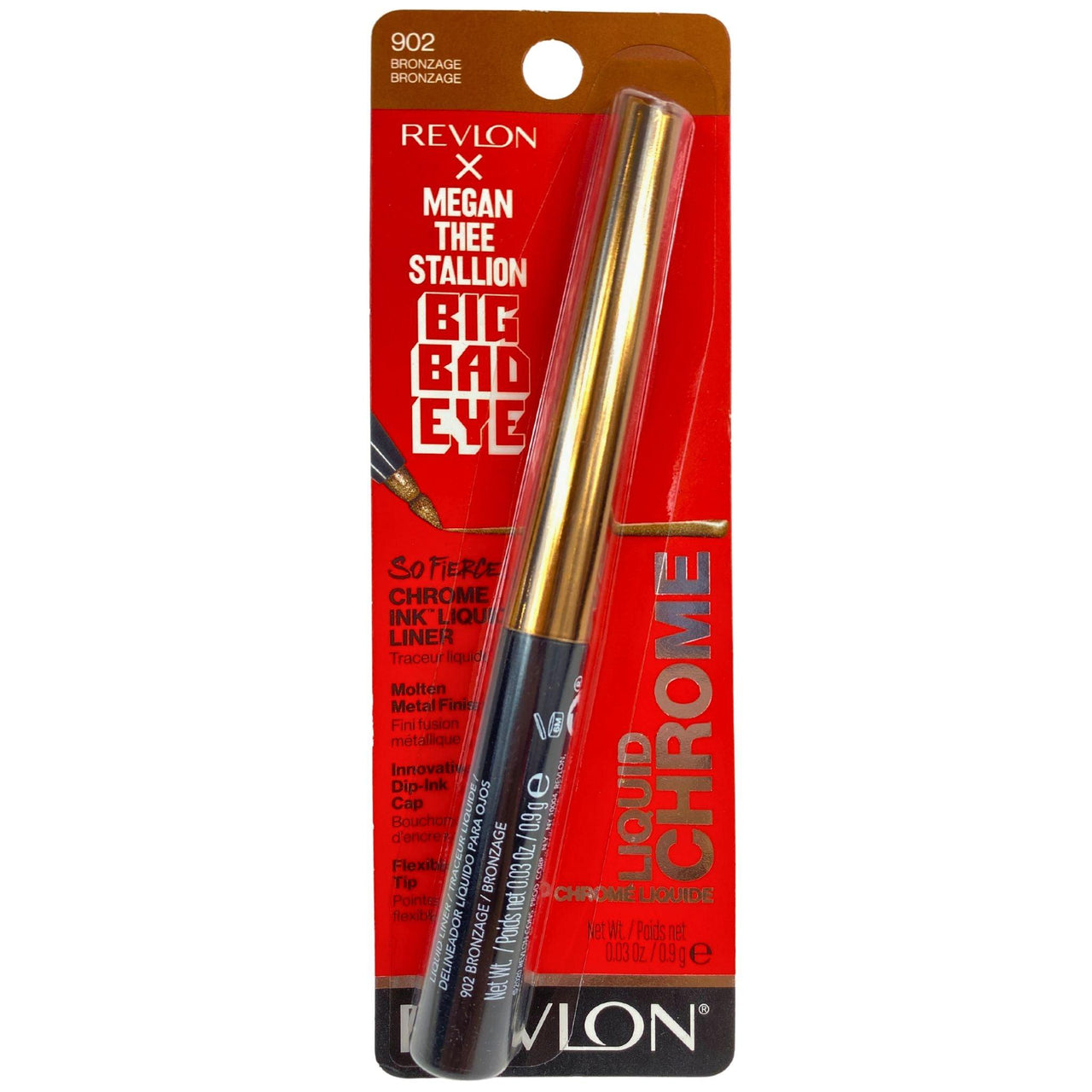 Revlon So Fierce! Chrome Ink Liquid Liner 902 Bronzage (28 Pcs Lot) - Discount Wholesalers Inc