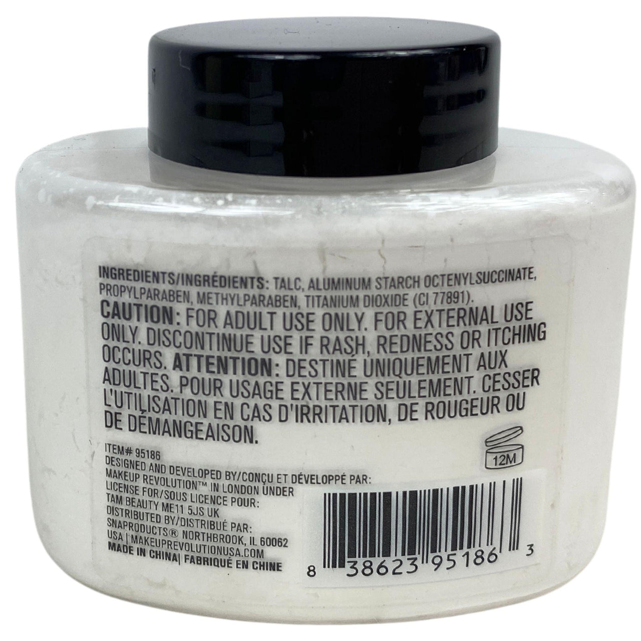 Revolution Makeup London Luxury Baking Powder "Ghost" 1.23oz (72 Pcs Lot) - Discount Wholesalers Inc