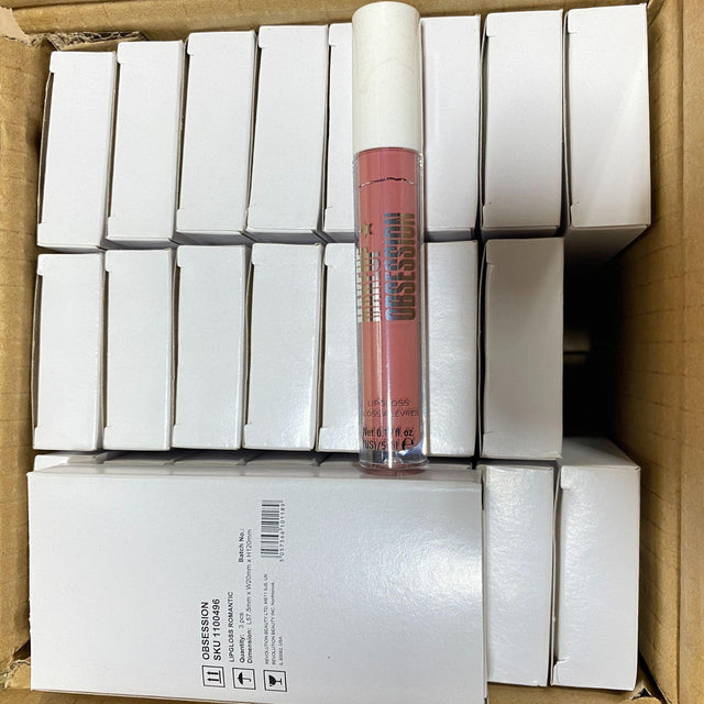 Revolution Makeup Obsession Ligloss Romantic 0.17OZ (72 Pcs Lot) - Discount Wholesalers Inc