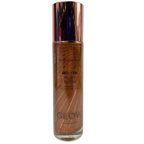 Revolution Molten Body GLow Face & Body Liquid Illuminator Bronze 3.38OZ (36 Pcs Lot) - Discount Wholesalers Inc