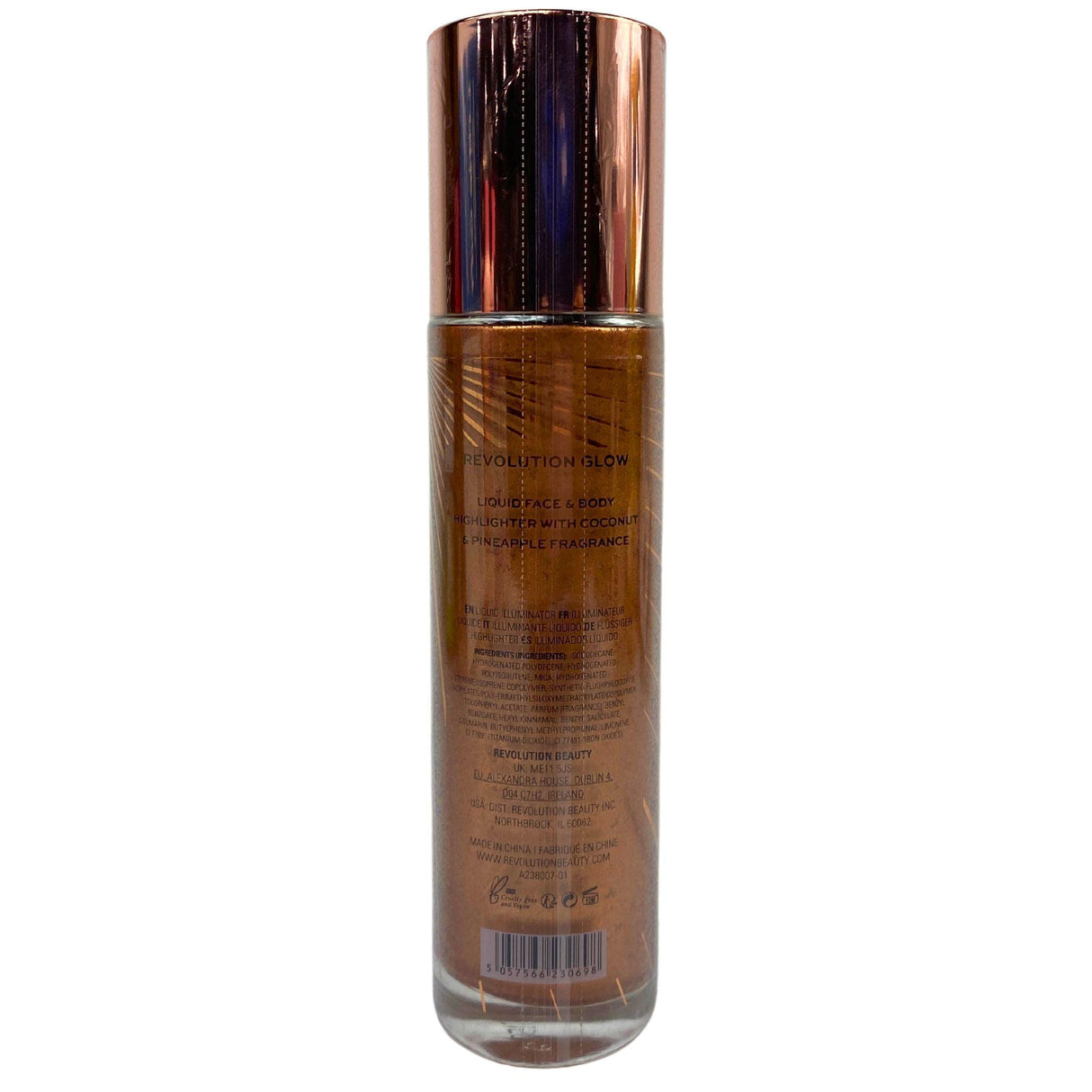 Revolution Molten Body GLow Face & Body Liquid Illuminator Bronze 3.38OZ (36 Pcs Lot) - Discount Wholesalers Inc