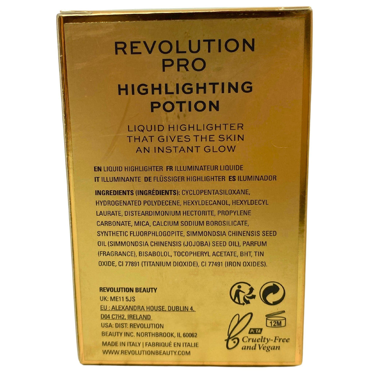 Revolution Pro Higlighting Potion Liquid Highlighter 0.59OZ (30 Pcs Lot) - Discount Wholesalers Inc