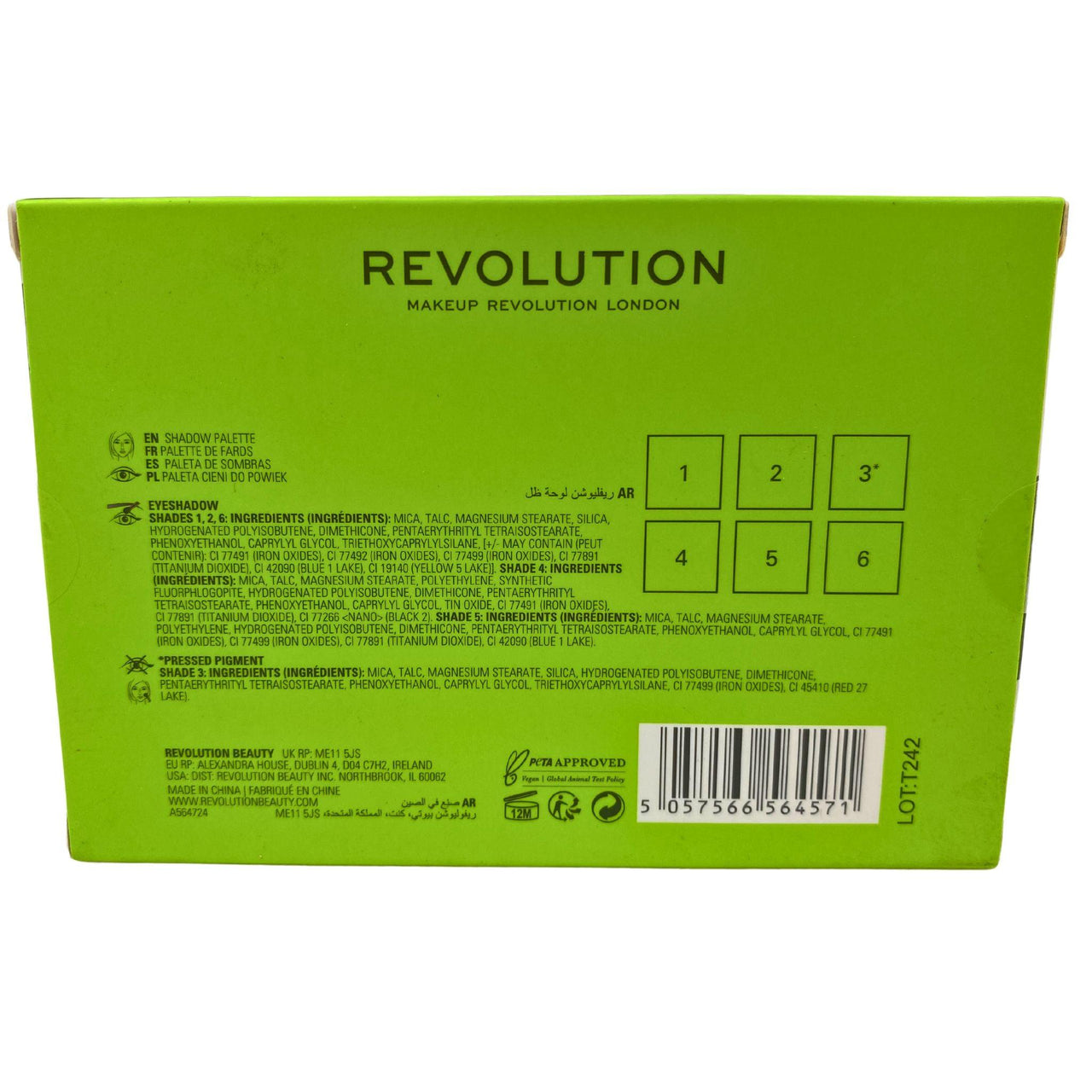 Revolution Ready Set Go Shadow Palette 6 x 0.03OZ (30 Pcs Lot) - Discount Wholesalers Inc