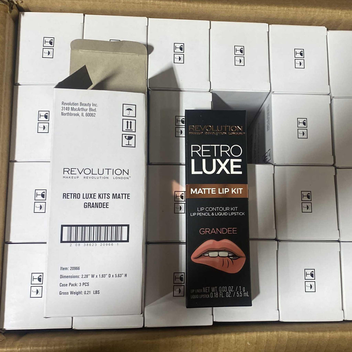 Revolution Retro Luxe Matte Lip Kit (72 Pcs Box) - Discount Wholesalers Inc