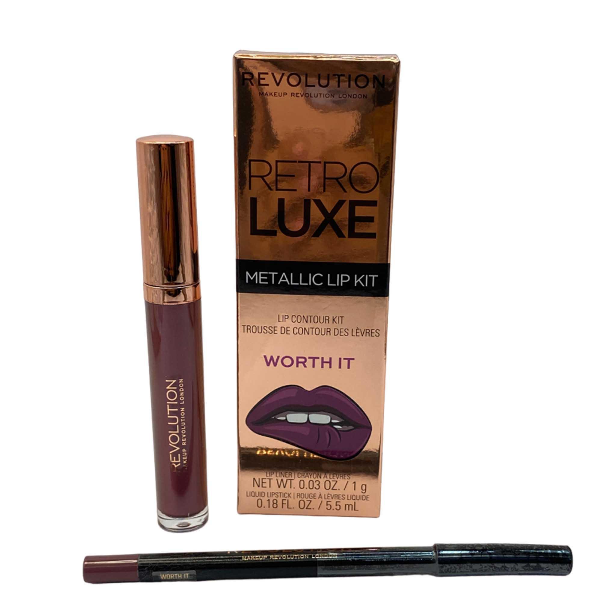 Revolution Retro Luxe Metallic Lip Kit | Discount wholesalers Inc –  Discount Wholesalers Inc