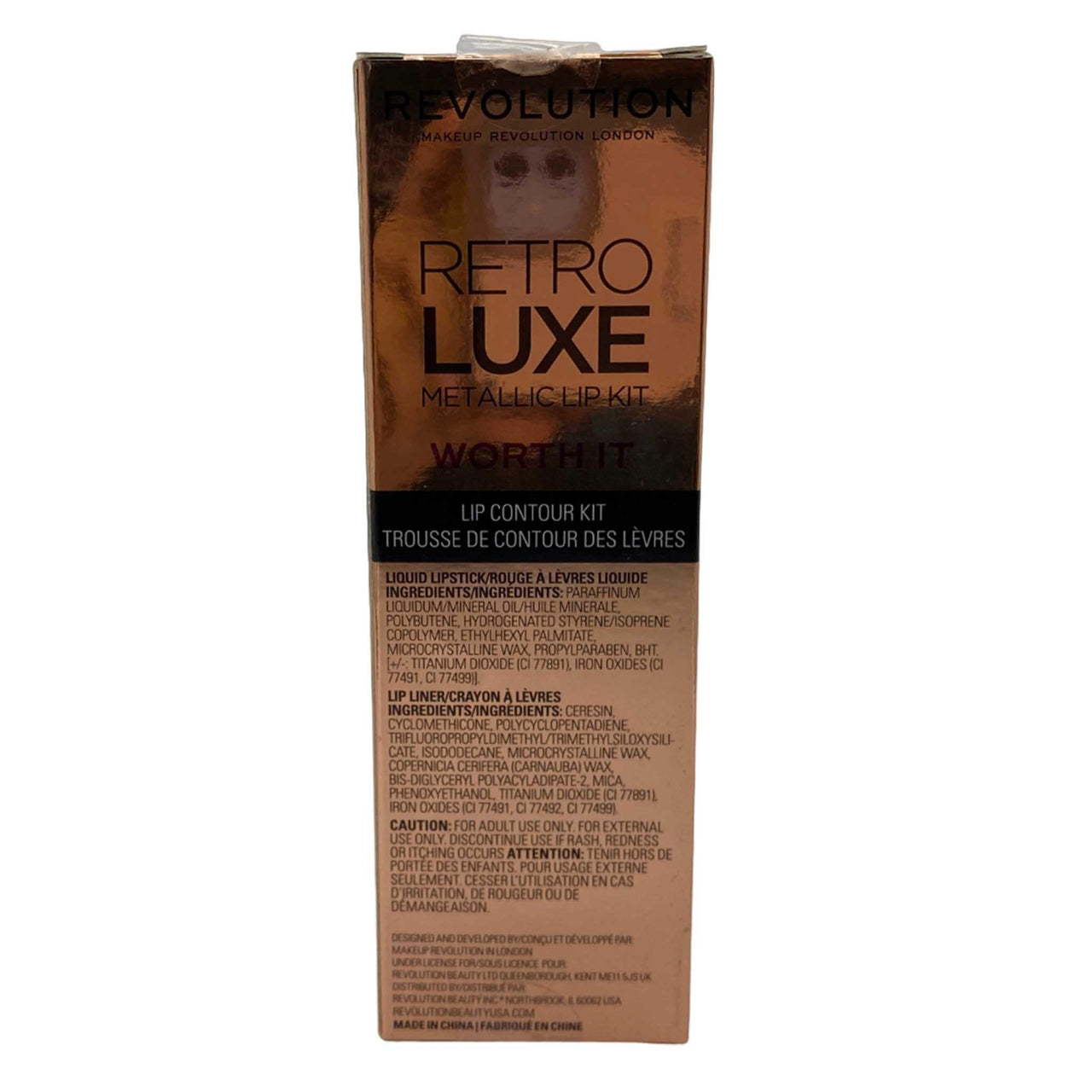 Revolution Retro Luxe Metallic Lip Kit (72 Pcs Box) - Discount Wholesalers Inc