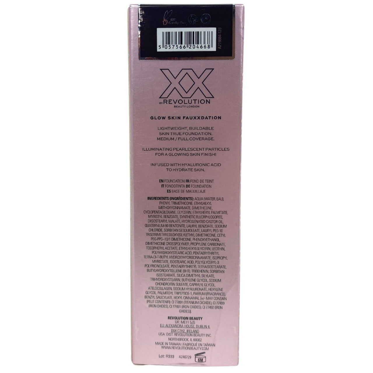 Revolution Skin XX Makeup Glow Skin Fauxxdation Luminous Foundation FX20 (35 Pcs Lot) - Discount Wholesalers Inc