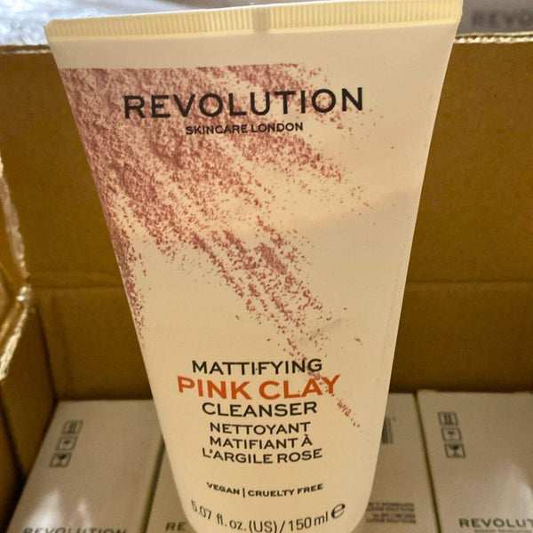 Revolution Skincare London Mattifying Pink Clay Cleanser 5.07OZ (48 Pcs Lot) - Discount Wholesalers Inc