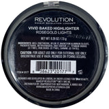 Revolution Vivid Baked Highlighter 0.26OZ Rosegold Lights (72 Pcs Lot) - Discount Wholesalers Inc