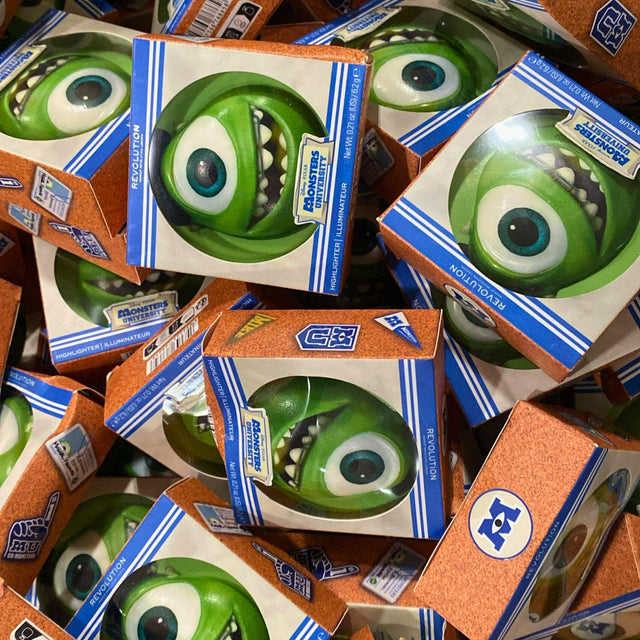 Revolution X Disney Pixar Monsters University Highlighter M.Wazowski 0.12OZ (50 Pcs Lot) - Discount Wholesalers Inc